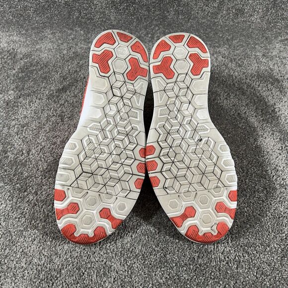 Nike Free TR Flyknit 718785-601 Womens Sz 9 Neon Orange Pink Training Shoes Used - Picture 8 of 11